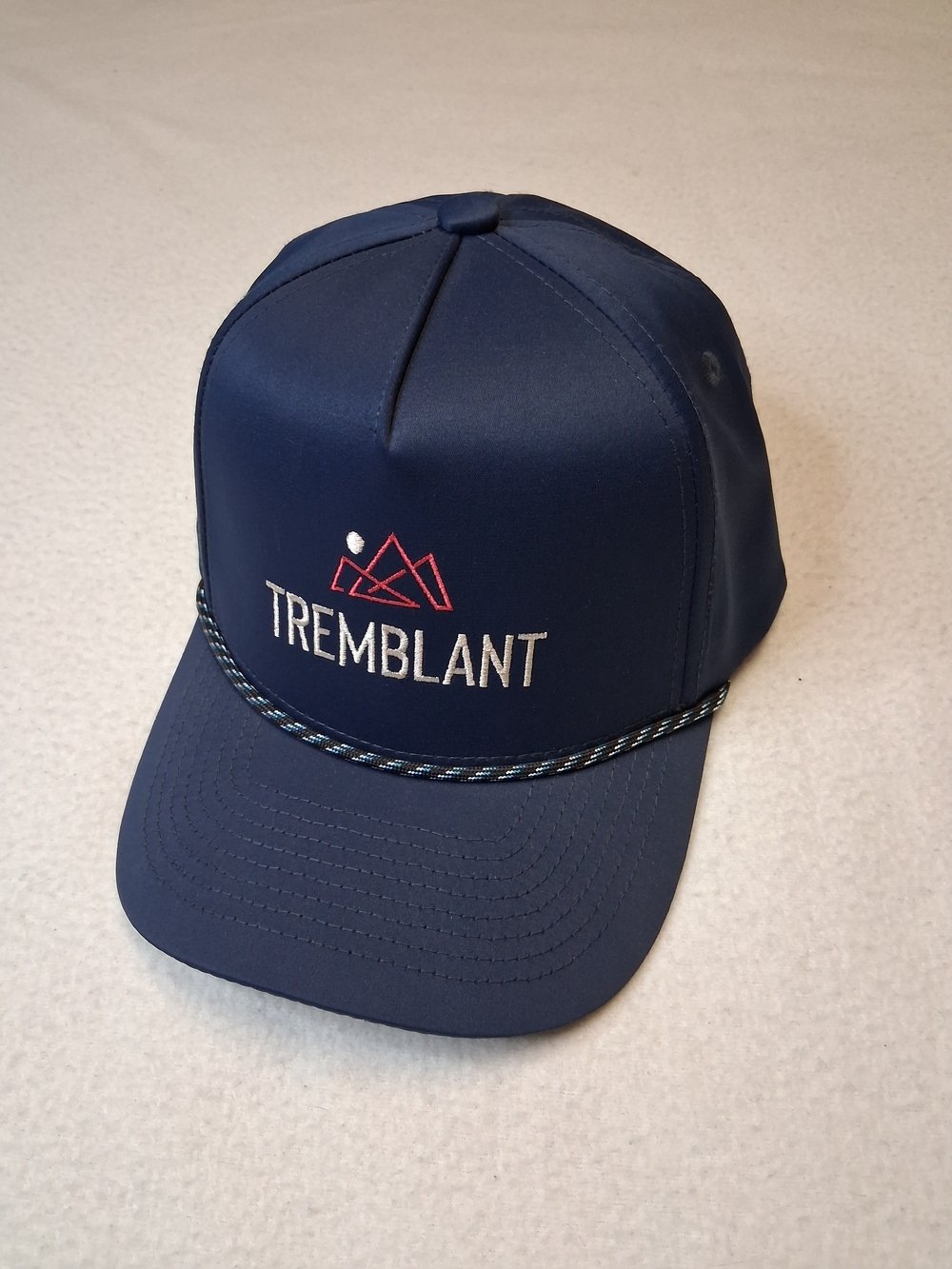 4/20$ TREMBLANT Navy Embroidered Trucker Hat - Men